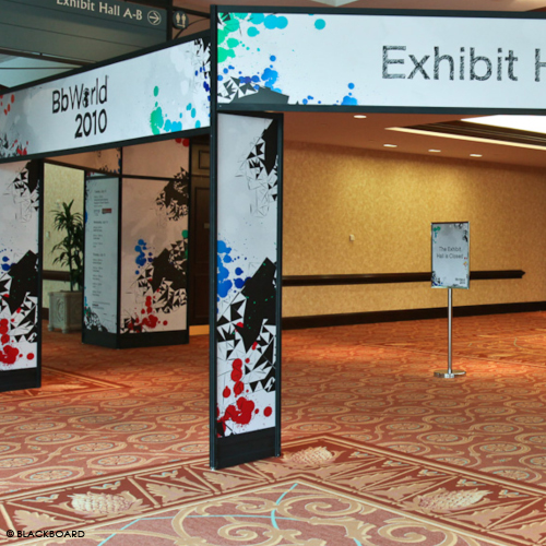 Exhibit hall entrance